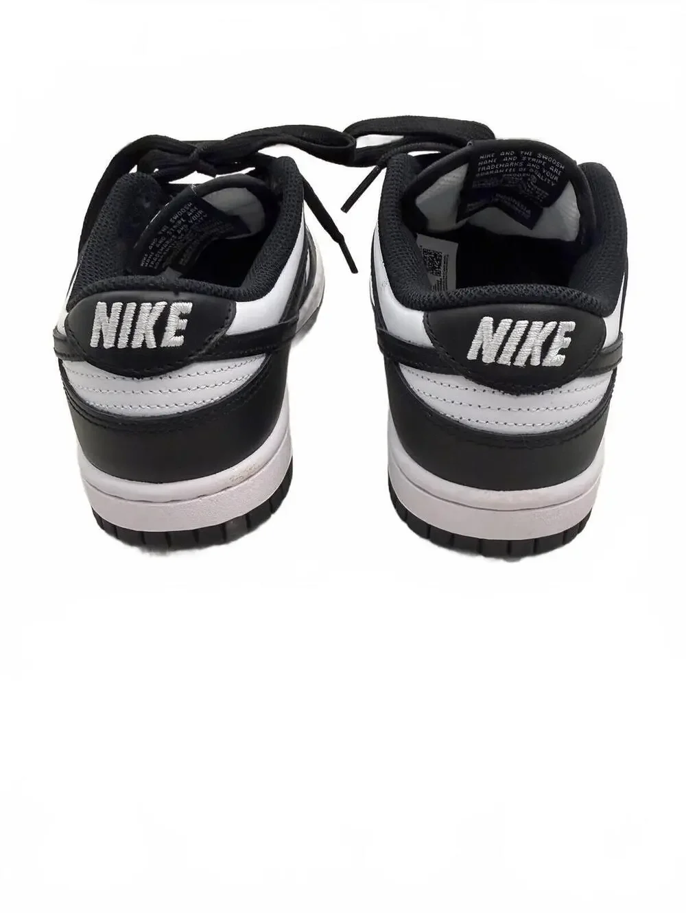 Nike Dunk Low Panda Womens Black White Retro Low Top Sneaker Shoes‎ Size 5